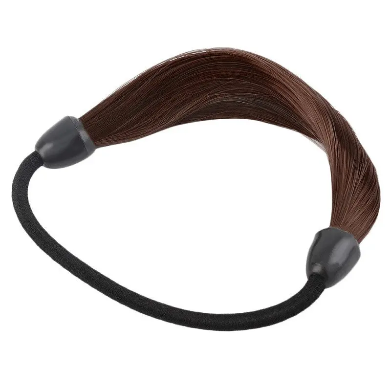 Straightbraid Wig Elastic Hair Band Rope Scrunchie Ponytail Holder 2