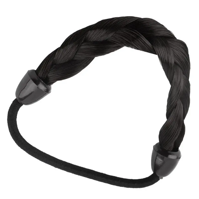 Straightbraid Wig Elastic Hair Band Rope Scrunchie Ponytail Holder 3