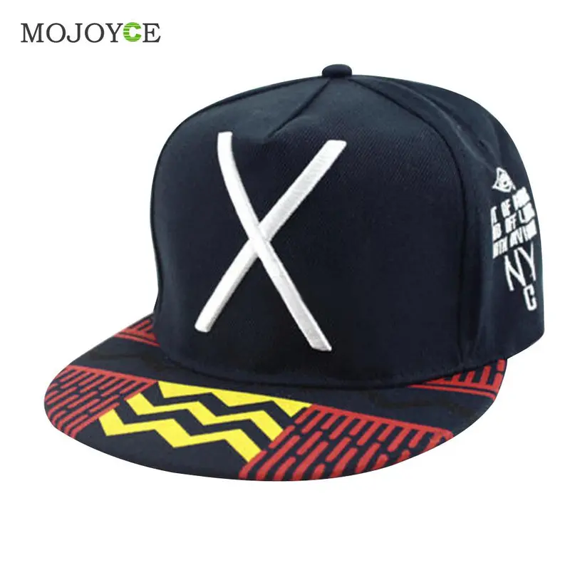 Street Style Unisex Adjustable Hip Hop Hats Gorra Women Men Snapback Caps X Letter Baseball Cap Snapback Hats For Men Gorras 1
