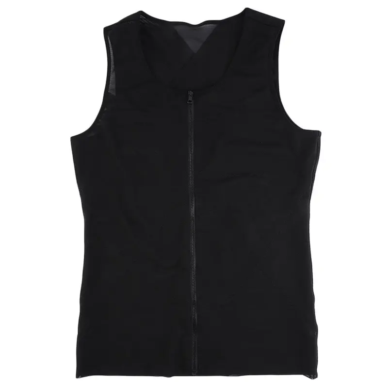 Stretch Slim Body Shaper Belly Buster Fitness Undewear Vast Compression Mesh Zipper Belly Cellulite Shaper Control Vest 1