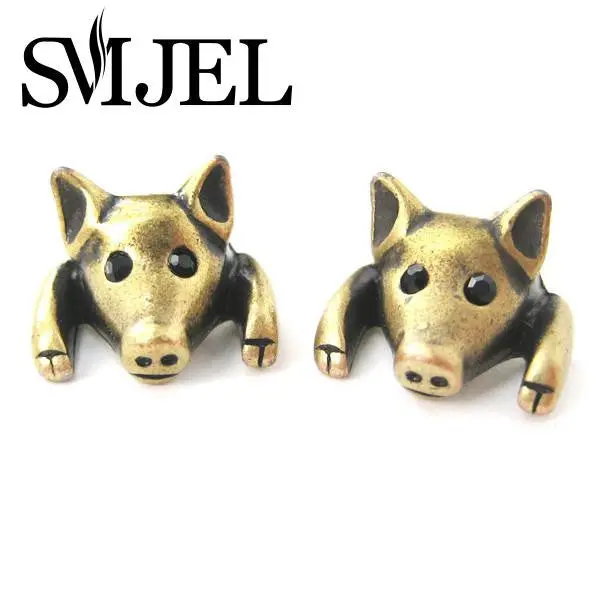 Stud Earring Set Vintage Pig Istic Animal Stud Earrings S108 1