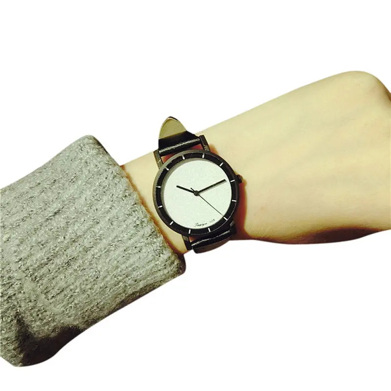 Students Minimalist Trend Temperament Watch Casual Small Dial Couple Watches Art Bayan Kol Saati Fast Shipping Feida 4