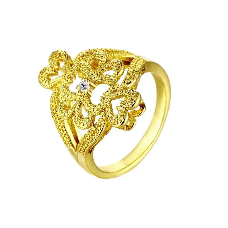 Style 18K Gold Plating Rings Chinese Knot Anillos Bear Charms Skgr 87 1