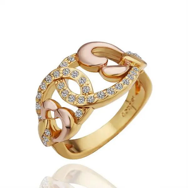 Style 18K Real Gold Plated Rings Thimble Men Ring Diy254 3