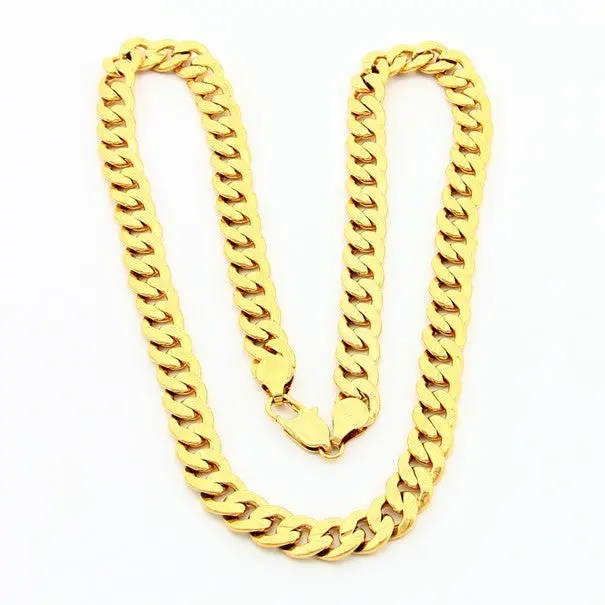 Style 24K Gold Plated Pendant Necklace Casual Braid Perfume Women Collier Plastron Femme Yhdn 99 1