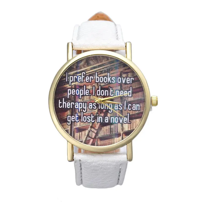 Style Casual Fashion Women Men Fresh Blue Dial Pattern Students Watch Relogio Feminino 1