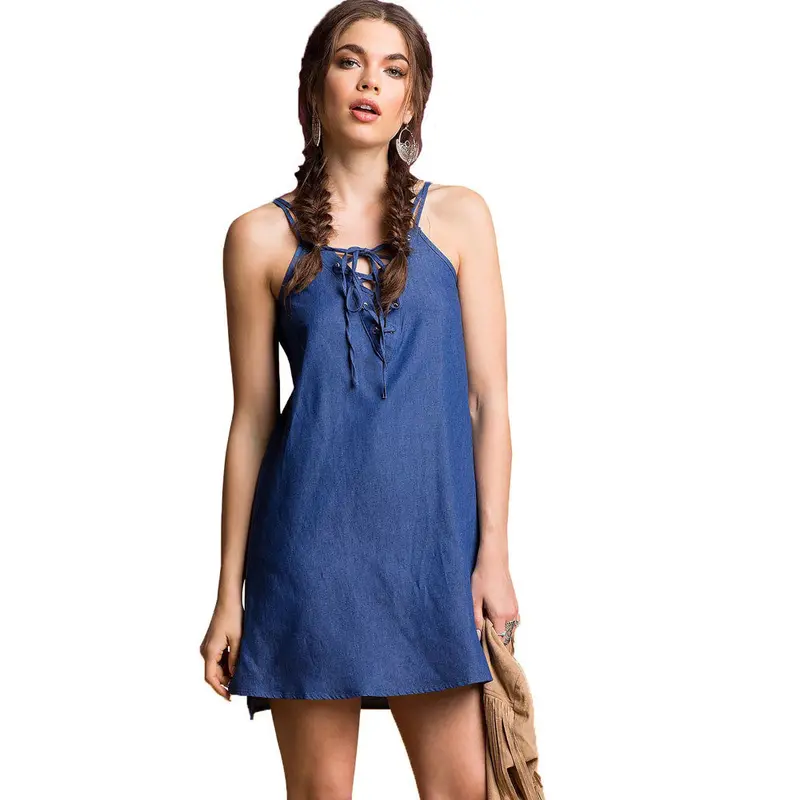 Style Denim Dress Casual Loose Overalls Dresses Preppy Style Vestido De Festa Beach Robe Plus Size Xl 1