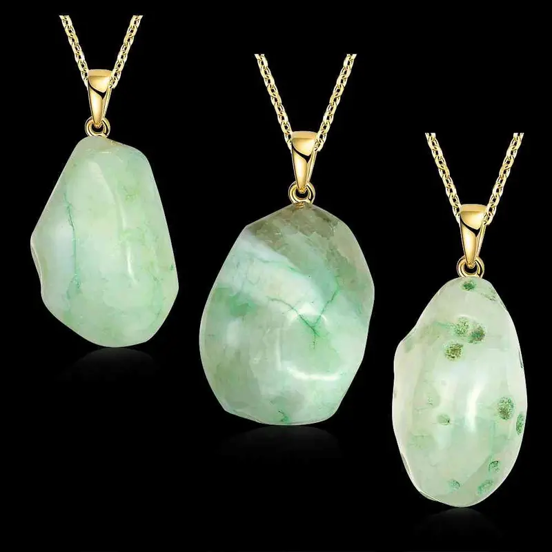 Style Druzy Stone Necklace Women Natural Collares Bijouterie Ston  1 1