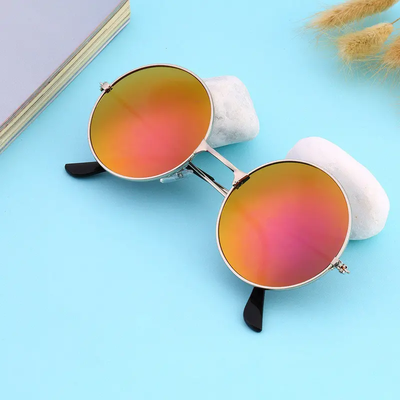 Style Ing Vintage Retroround Metal Sunglasses Glasses Goggles Oculos De Sol 1