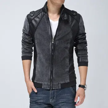 Style Jackets Leather Coats Slim Fitclothing , Outwears 1