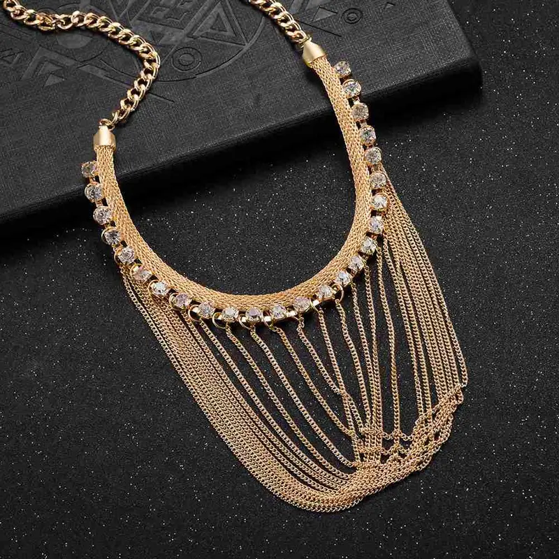 Style Necklace Fine Connection Tassel Patek Bijoux Women332 1