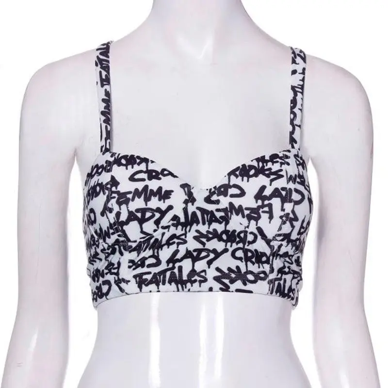 Style Sexy Crop Top Women Tops Vest Elastic Halter Top Women Padded Strapless Bra Cami Bralette Tank Tops 3