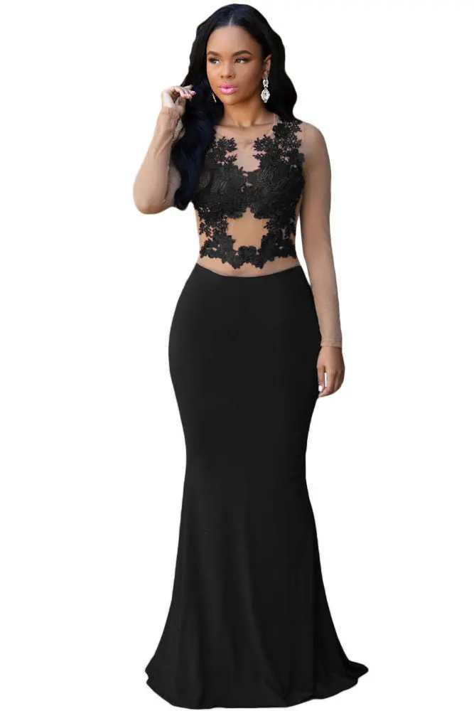 Style Sexy Lace White Maxi Long Dress Sleeveless Pleated Chiffon Dress Hollow Out Long Dress For Party Wedding 5