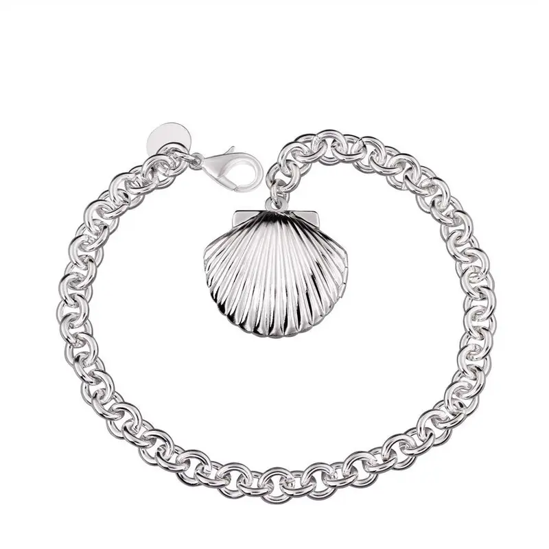 Style Silver Bracelets Baker Chain Bracelete Men Jewelry Hbh 35 1
