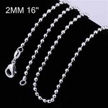 Style Silver Chains 2M 16-24Inch Charms   5 1