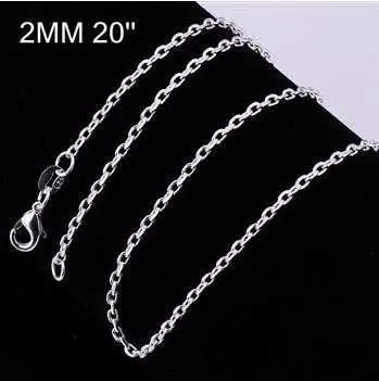 Style Silver Chains 2M 16-24Inch Charms 5 13