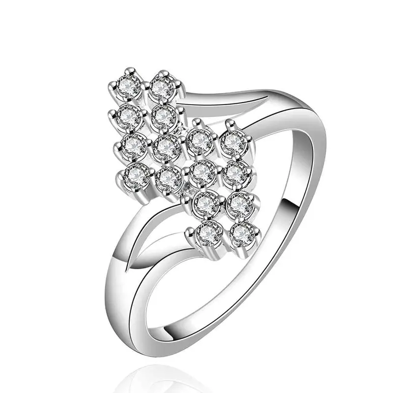 Style Silver Engagement Rings Leaf Trss White Anel De Ouro Ruby Jewelry 24 1