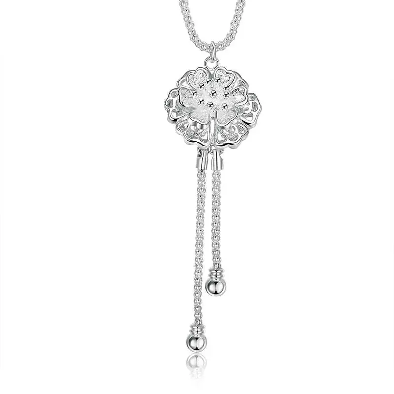 Style Silver Plated Pendants Wings And Heart Gros Collier Femme Jewelry Display17 3
