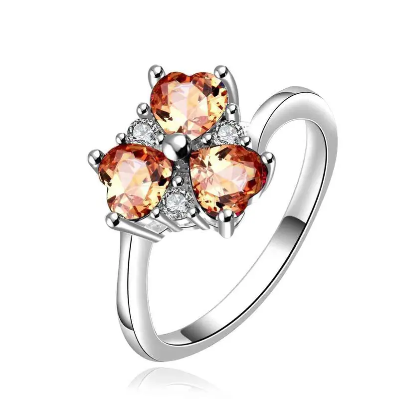 Style Silver Rings Three Heart Anel De Ouro Bijoux Femme 64 1