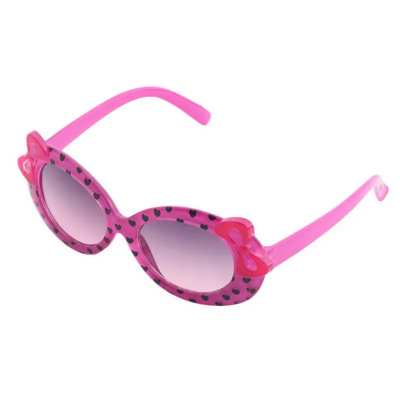 Styleprincess Bowknot Heart Sunglasses Glasses Eyeglasses Eyeware Anti Uv 400 For Kids Girls Child 2