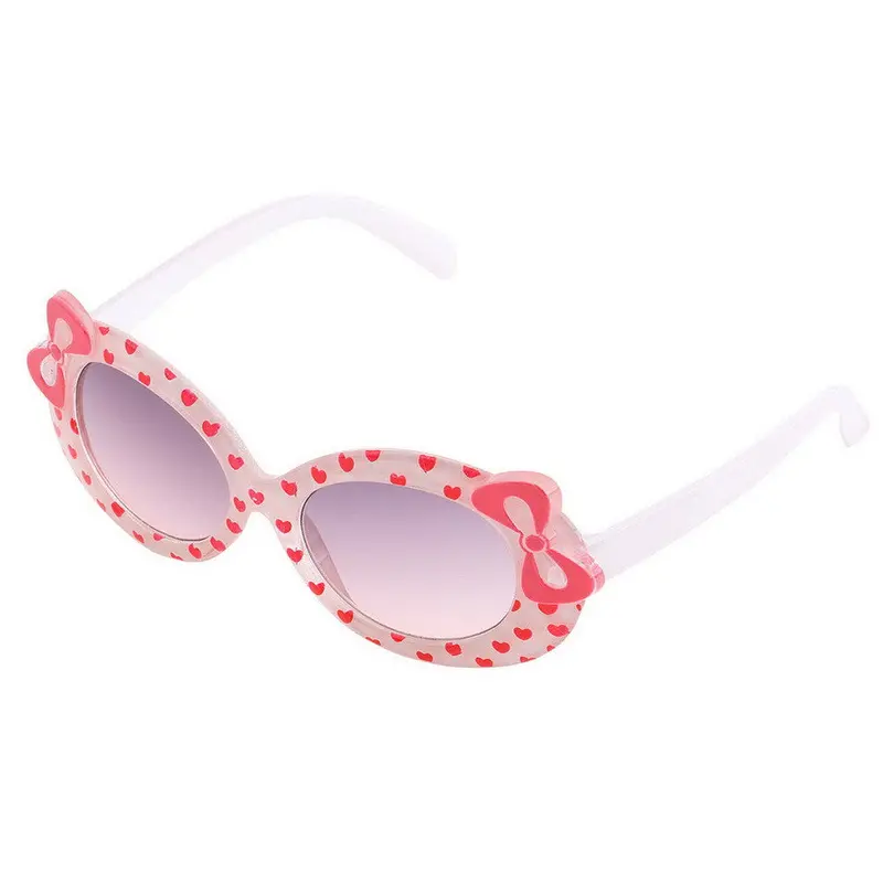 Styleprincess Bowknot Heart Sunglasses Glasses Eyeglasses Eyeware Anti Uv 400 For Kids Girls Child 3