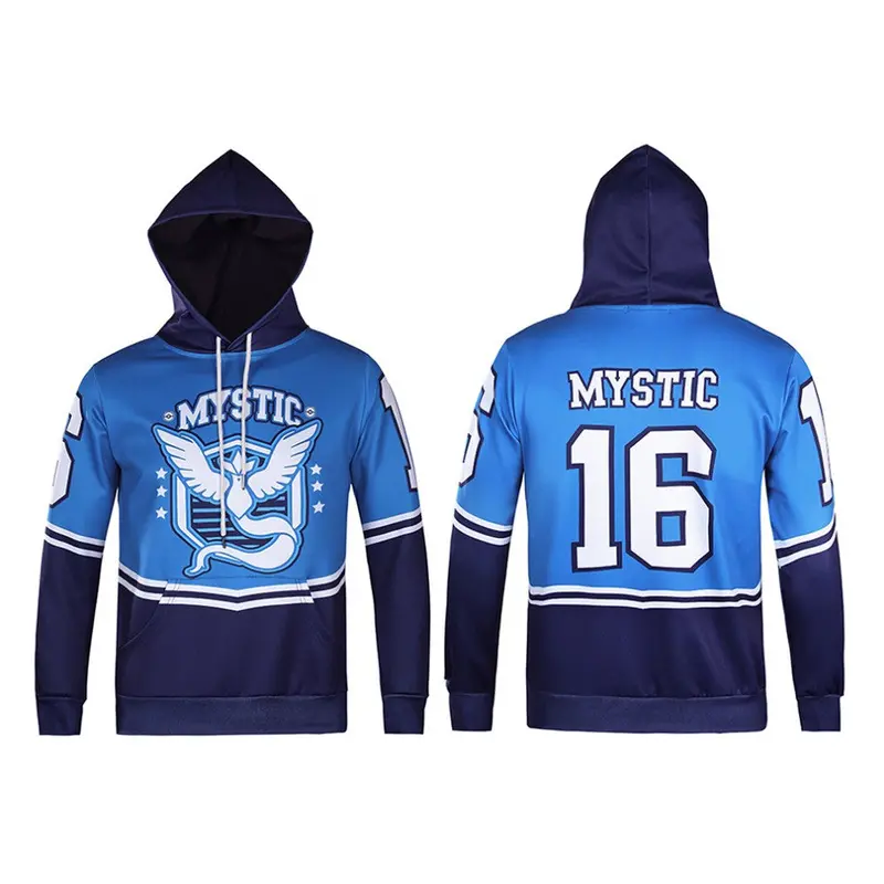 Stylestylish Long Sleeve 3D Print Mystic Emblem Pattern Hoody Sweatershirts With Hat Pullover Sportwear L6035 2