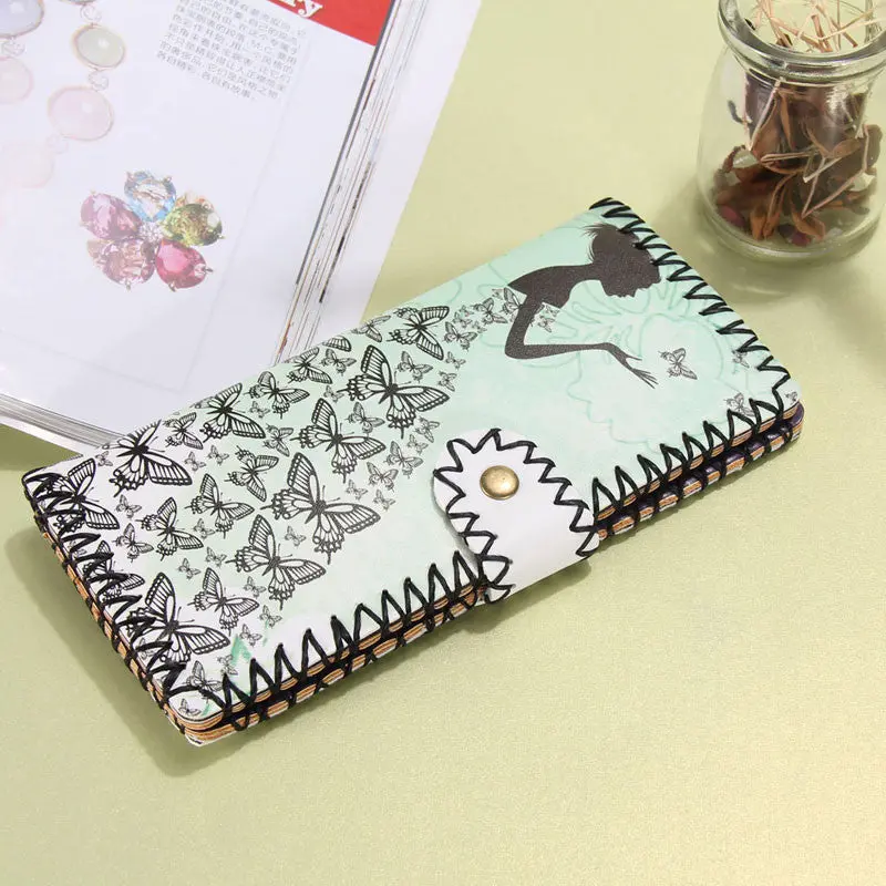 Stylish Ancient Women Wallets Luxury Women Clutch Wallet Purse Traditional Style Colorful Purse 1