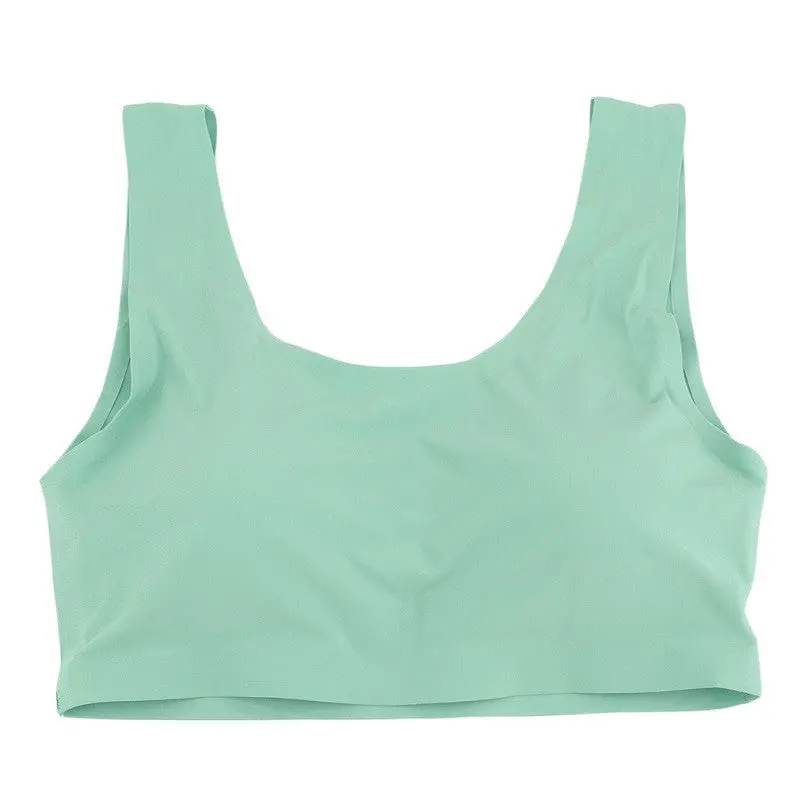 Stylish Integrated Wiregather Up Sports Bra Vest Bra Yoga Training Running Padded Bra 2