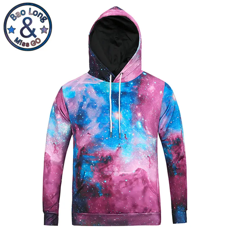 Stylish Long Sleeve 3D Print Star Sky Pattern Hoody Sweatershirts With Hat Pullover Sport Wear L6023 1