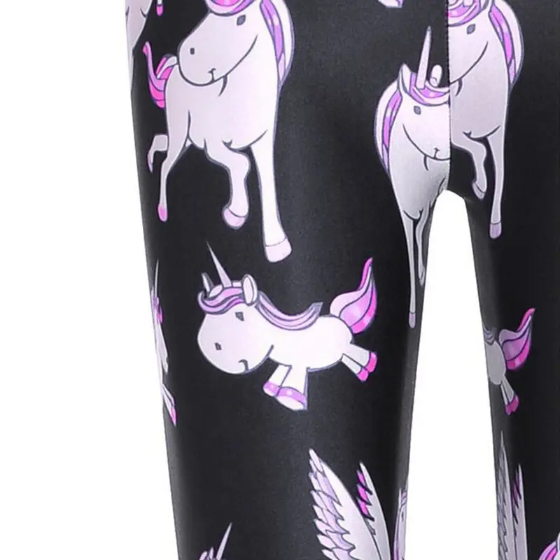 Stylish Sexy Ladystretchleggings Horse Digital Print Slim Pants Elastic Fitness Legging Capris 4