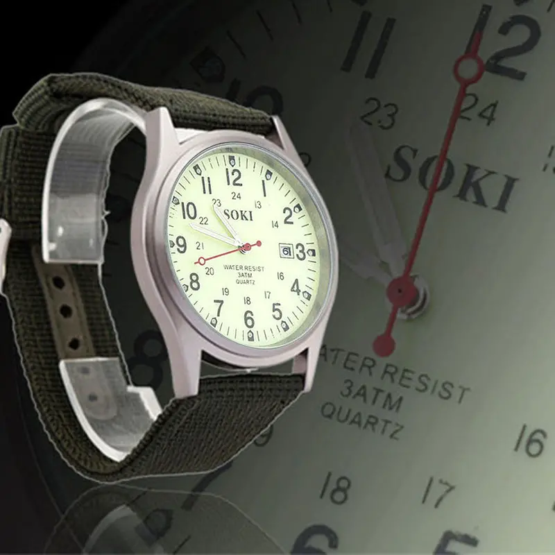 Stylish Watches Men Sport Military Watch Quartz Clock Casual Men Wristwatches Relogio Masculino Cool Reloj Hour 2