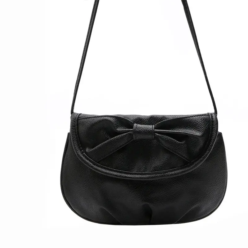 Stylish Women Bag Shoulder Bowknot Leather Satchel Body Tote Bolsa Feminina Luxury Hbags Girl Bags Designer Clutch 1