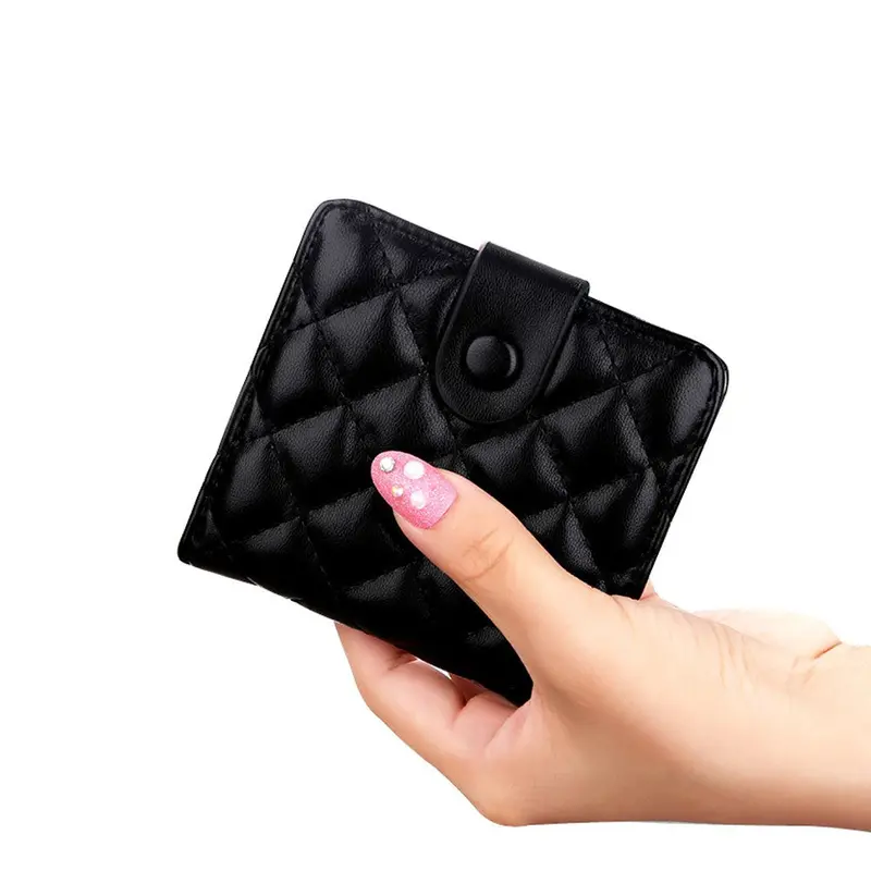 Stylish Women's Purse Soft Leather Embroidery Wallet Card Holder Clutch Bag Hbag Carteira Feminina 1