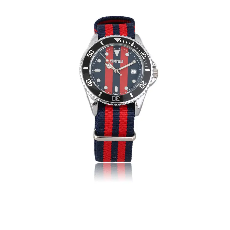 Stylishluxury 30M Waterproof Casual Sports Military Watch Nylon Watchband Quartz Auto Date Watch Masculino Relojes 5