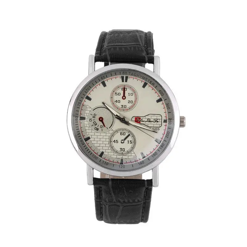 Stylishwatches Faux Leather Glass Quartz Analog Wrist Watch Splendid Faux Analog Watches Casual Watch 1