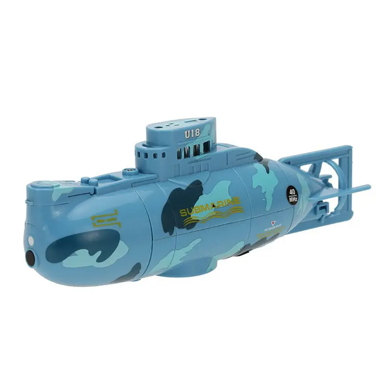Submarine Toy Sea Wing Star 27Mhz Radio Control Submarine Tourism Boat Toy Blue Color 1