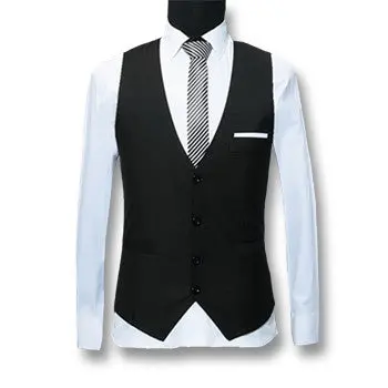 Suit Vests Blazers Jackets Businessdress Vests Colete Masculino Casual Slim Fit Sleeveless Waistcoat 1