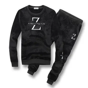 Suits Sportswear Set Hoodies+Pants Trousers Sweatshirts Pullovers Casual Slim Fit Hoody Pullovers 1