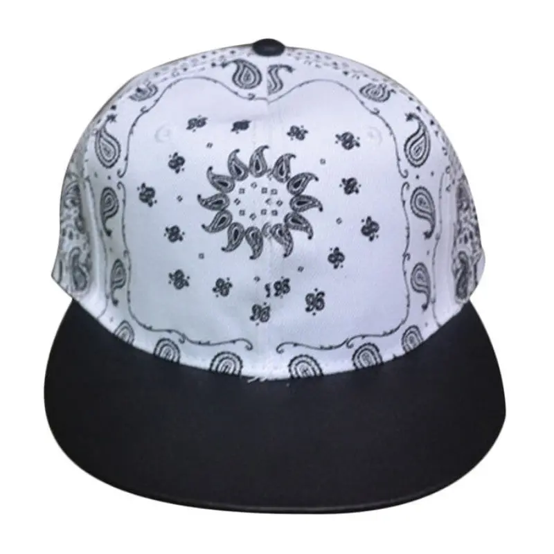 Sun Flower Pattern Printed Flat Hat Baseball Cap Hip-Hop Peaked Cap 1