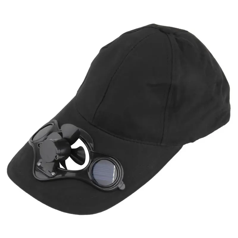 Sun Solar Power Hat Cap With Cooling Fan For Outdoor Golf Baseball 1