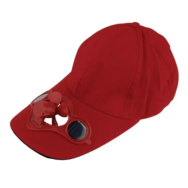 Sun Solar Power Hat Cap With Cooling Fan For Outdoor Golf Baseball 3