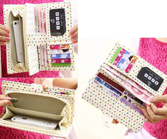 Sunshine Style Exquisite Lady Women Long Purse Clutch Wallet Zip Bag Card Holder 1