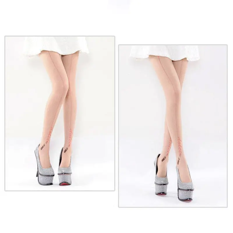 Super 5 Styles Sexy Stockings Womens Trendy Tattoo Pattern Sheer Temptation Tights Stockings & Feida 4