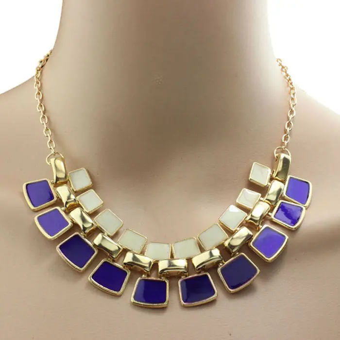Super Able Hollow Out Enamel Punk Statement Alloy Necklaces Gift & Feida 3
