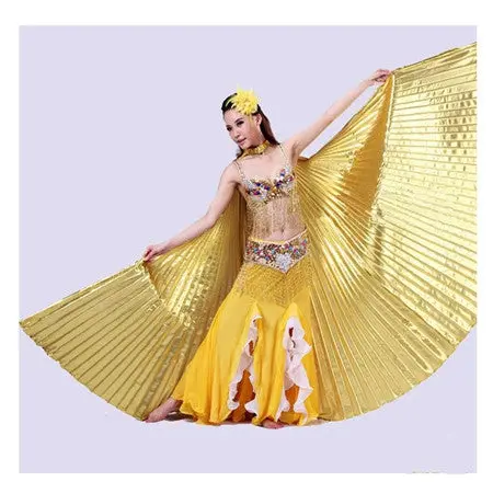 Super Deal Egypt Belly Wings Dancing Costume Belly Dance Accessories No Sticks Sexy Belly Dancing 1