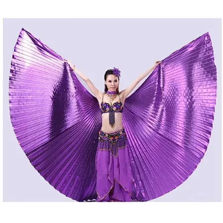 Super Deal Egypt Belly Wings Dancing Costume Belly Dance Accessories No Sticks Sexy Belly Dancing 2