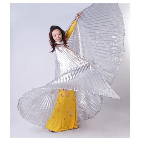 Super Deal Egypt Belly Wings Dancing Costume Belly Dance Accessories No Sticks Sexy Belly Dancing 4