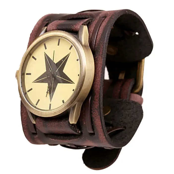 Super Deal Luxury Men Watch Big Dial Analog Sports Watch Quartz Relogio Masculino Retro Montre Homme 2
