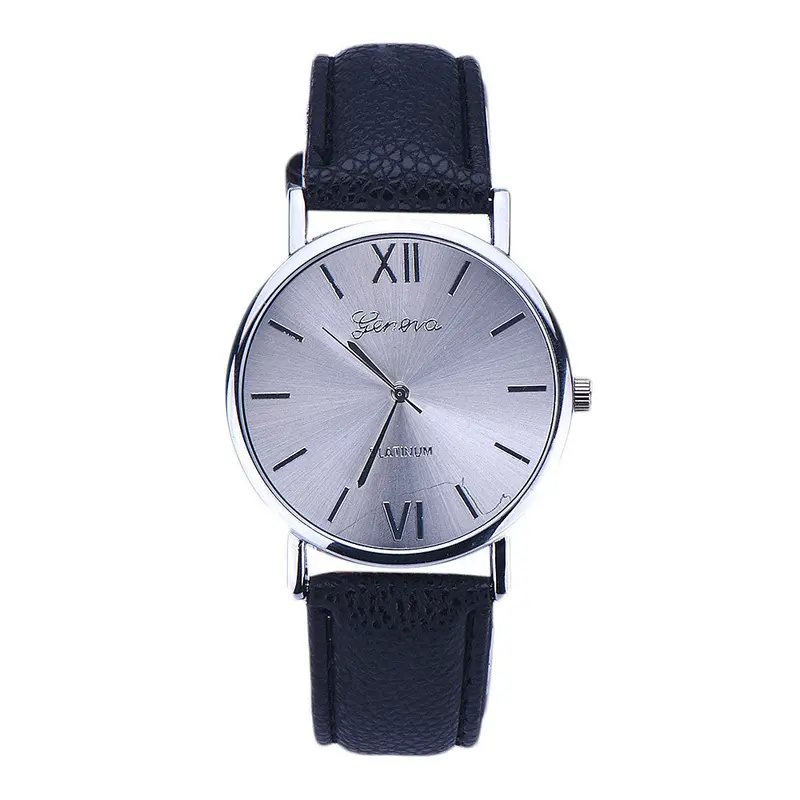 Super Deal Women Geneva Watch Leather Analog Quartz Wrist Watch Mujer Reloj Relogio 4