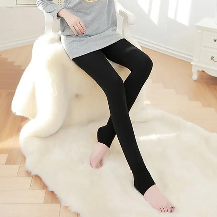 Super Elastic Thickening Velvet Leggings Trouserswarmcasual Knitted Cashmere Leggings Pants 3
